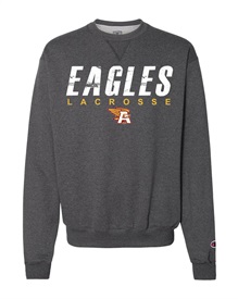 AHS Lacrosse Grey soft style Crew Neck - Orders Due  Thursday, February 29, 2024